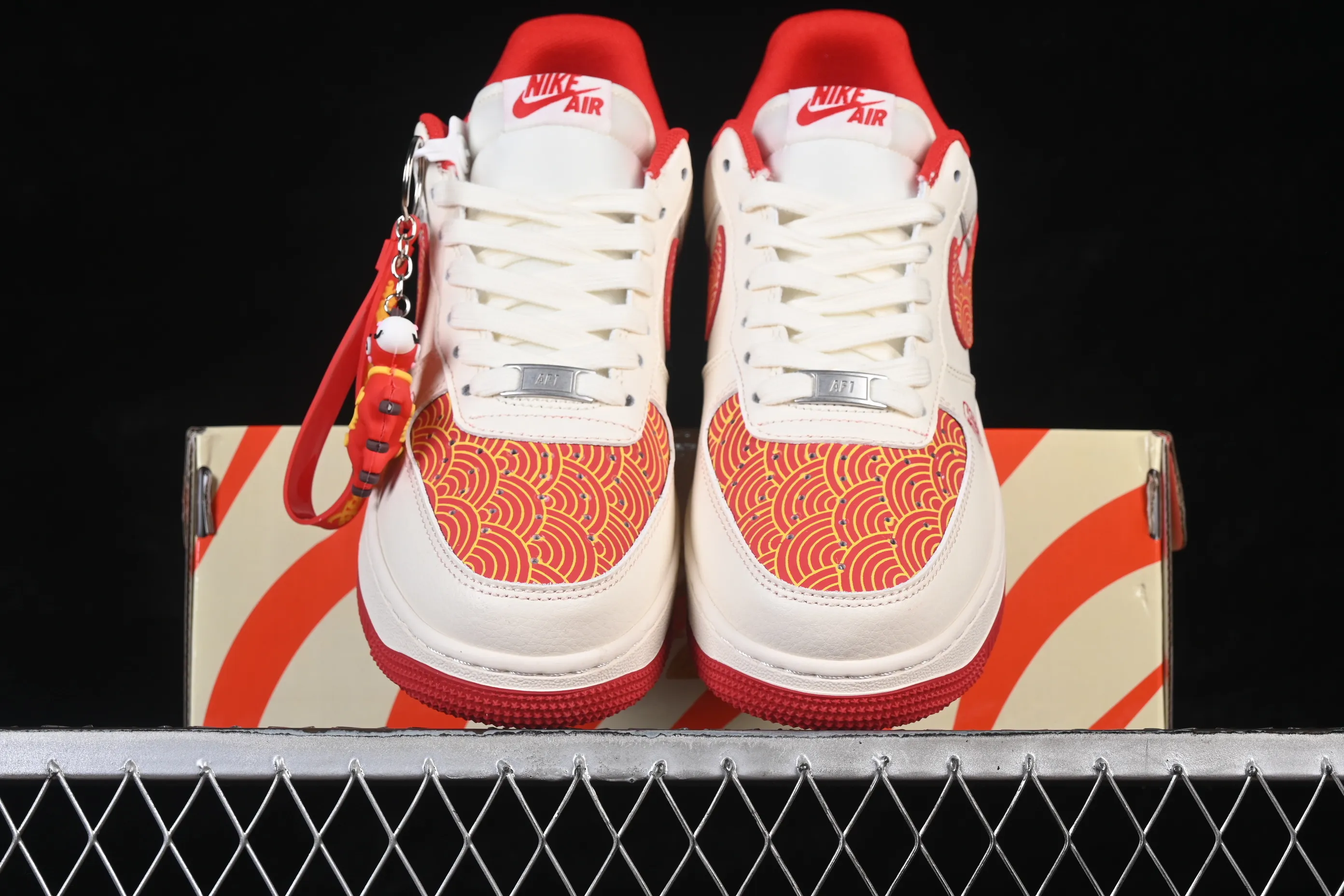 All categories Nk Air Force 1 Air Force series Nk Air Force 1 Low Air Force low-top Nike Air Force 1'07 Low red and gold interlaced Air Force 1 low-top casual sneakers MZ9588-838